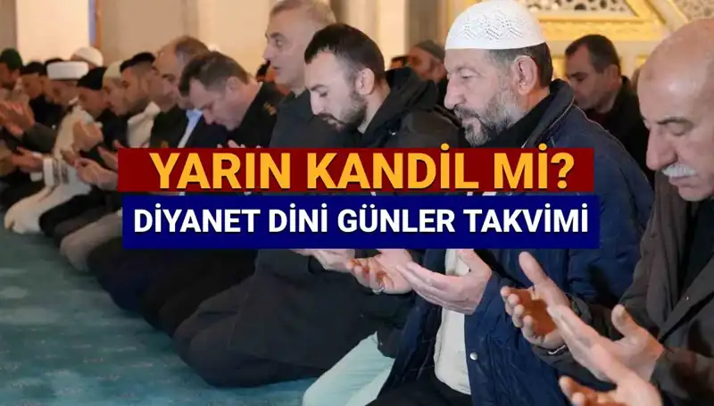 Diyanet Takvimine Göre 2025'te Beklenen Kandil Tarihleri