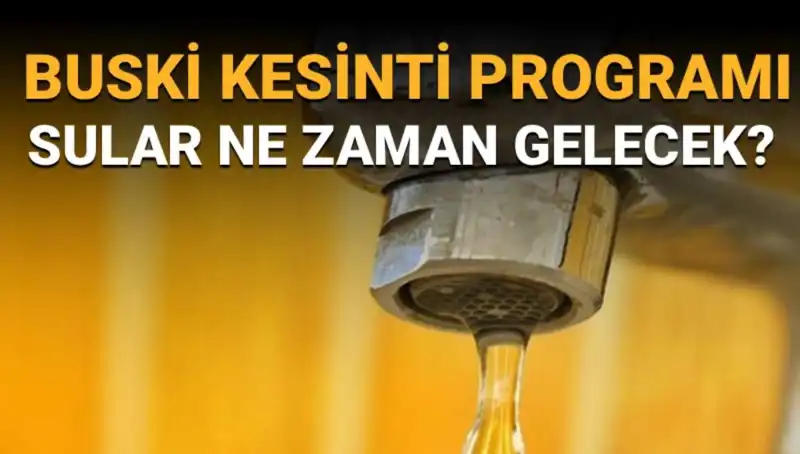 Bursa Nilüfer’de Sular Ne Zaman Gelecek? BUSKİ Su Kesintisi Programı Duyuruldu