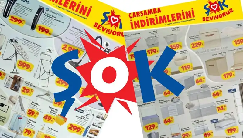 Yeni Ürünlerle Dolu ŞOK Aktüel Kataloğu 12 Mart Çarşamba